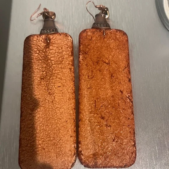 New: Handcrafted genuine leather earring bundle